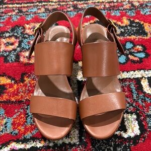 Aerosoles Brown Women's Sandals sz 10 Barely Worn